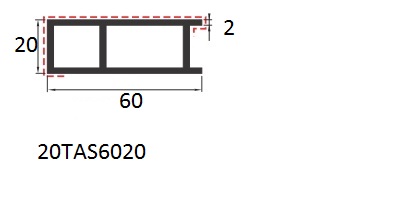 Tapée de doublage 60x20