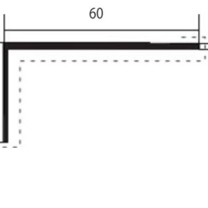 Cornière 25x60 épaisseur 2,5