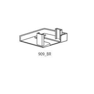 Sabot brun pour coulisse 930SB/B2