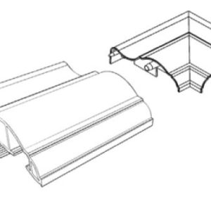 Pièce d'angle pour moulure MR61135-10