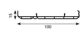 Chambranle 100 mouluré