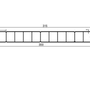 Planche 300x24 avec pas de 75