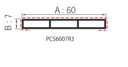 Compensateur alvéolaire 60x7