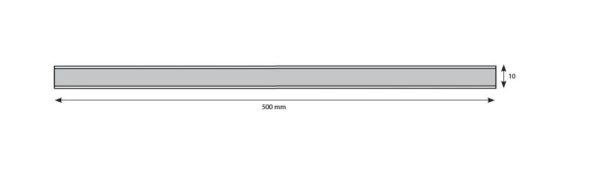 Sous-face isolante 500x10mm