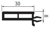 Elargisseur pour dormants Aluplast et Schüco 30x8