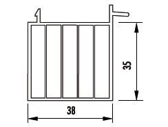 Profilé de protection 38x25 PROFINE