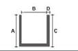 Profil en U 10x04x10