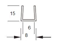 Profil en U 15x06x15