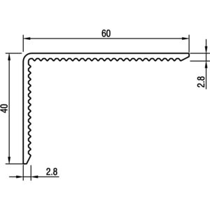 Cornière 40x60x2,8