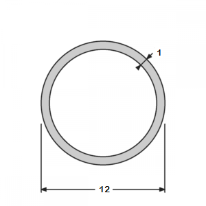 Rond de 12 mat/satiné