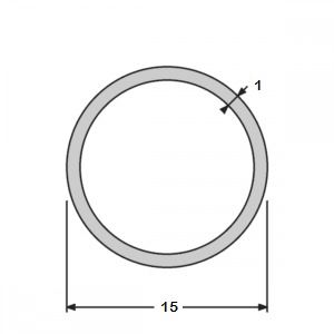 Rond de 15 mat/satiné