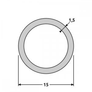 Rond de 15 mat/satiné