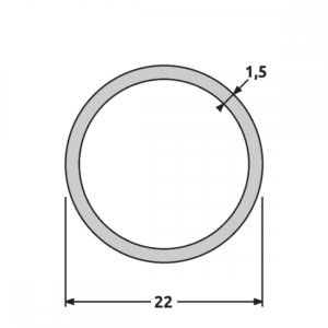 Rond de 22 mat/satiné