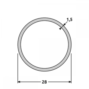 Rond de 28 mat/satiné