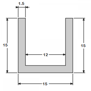 U 15x15x15 fine structure