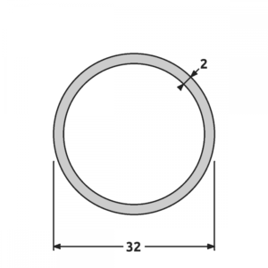 Rond de 32 mat/satiné