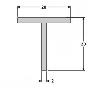 T 20x20 fine structure