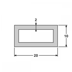 Tube 10x20 brillant