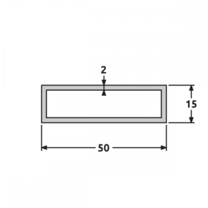 Tube 15x50 fine structure