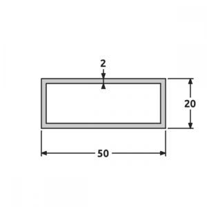 Tube 20x50 fine structure