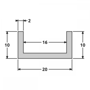 U 10x20x10 fine structure