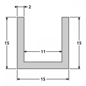 U 15x20x15 fine structure