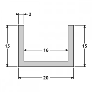 U 15x20x15 fine structure