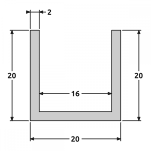 U 20x20x20 fine structure