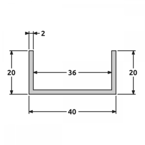 U 20x40x20 fine structure