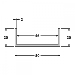 U 20x50x20 fine structure