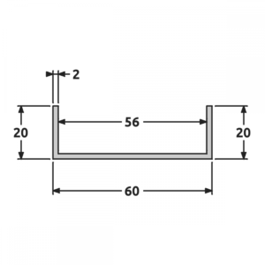 U 20x60x20 fine structure