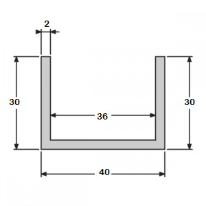 U 30x40x30 brut