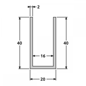 U 40x20x40 fine structure