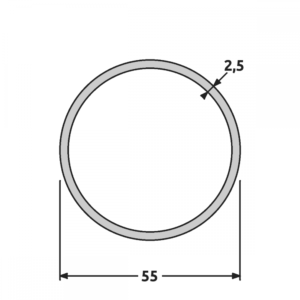 Rond de 55 mat/satiné