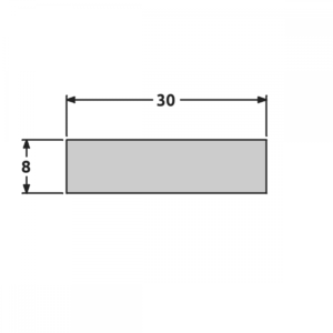 Plat 80x3 fine structure