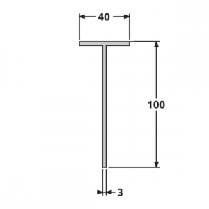 T 40x100 brut