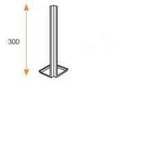 Angle intérieur simple 300mm recoupable teinté masse