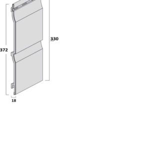 Bardage lame double KERRAFRONT CLASSIC GRIS QUARTZ