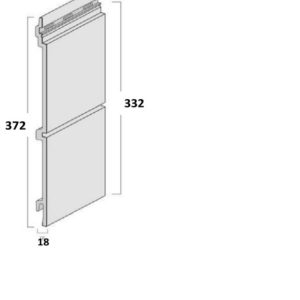 Bardage lame double CONNEX KERRAFRONT MODERN WOOD GRIS QUARTZ