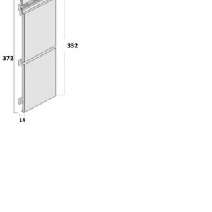 Bardage lame double KERRAFRONT MODERN WOOD GRIS QUARTZ