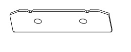 Embout de barre laqué pour BARAL7525_RAL