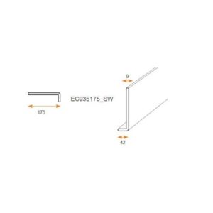 Planche de rive 175 x 9mm