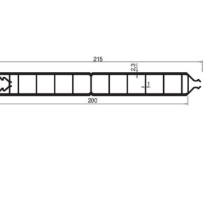 Planche lourde 200x24