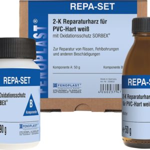 Kit de réparation et rebouchage pour PVC blanc