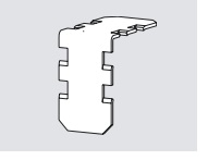 Equerre pour liaison de coupe d'onglet pour UA3120_RAL